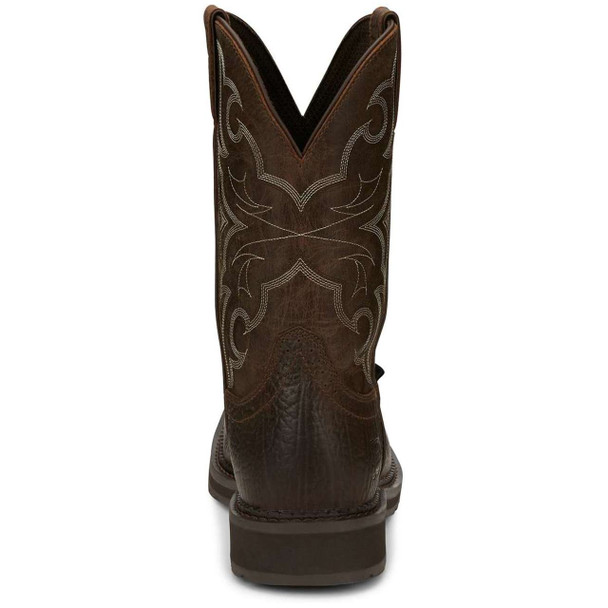 Justin Men's Amarillo 11" Brown EH Steel Toe Boots - SE4313
