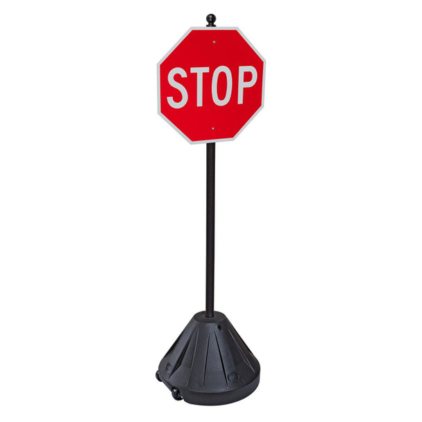 XL Tip-n-Roll Portable Pole Sidewalk Sign Holder - XL-PP3