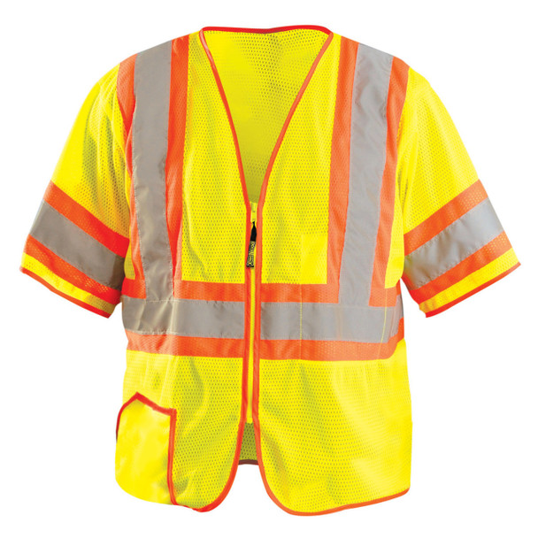 Custom OccuNomix Type R Class 2 High-Vis Two-Tone Mesh Safety Vest - LUX-HSCLC3Z