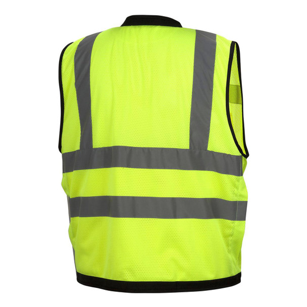 Pyramex RVZ28 Type R Class 2 High-Vis Black Trim Mesh Safety Vest