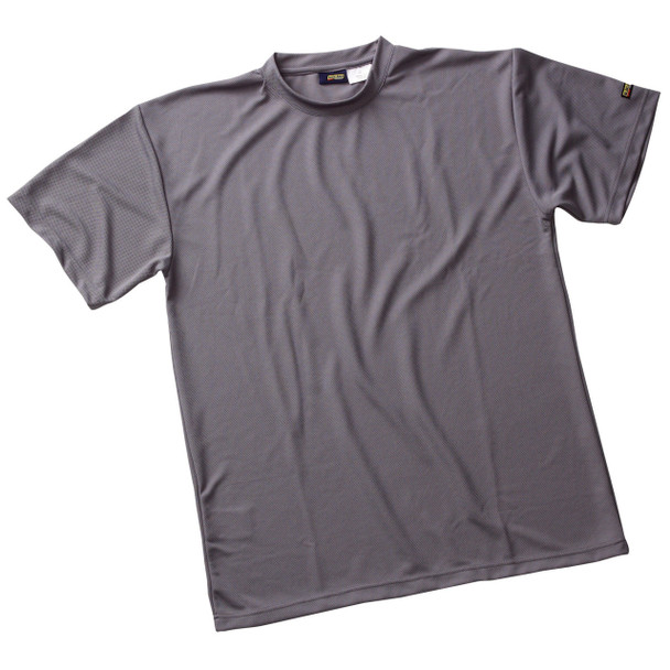 gray Blaklader Base Performance Polyester Short Sleeve Tee