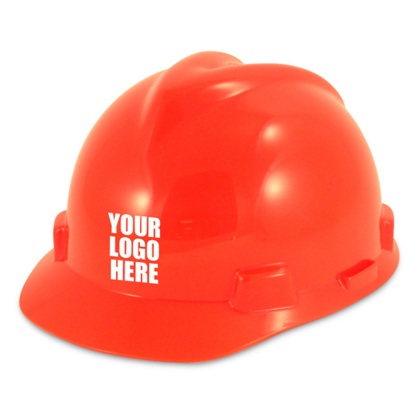 Custom MSA V-Gard Cap Style Hard Hat 1-Touch Suspension