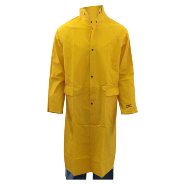 Custom Leather Craft - 2 Piece Yellow Rain Trench Coat R105