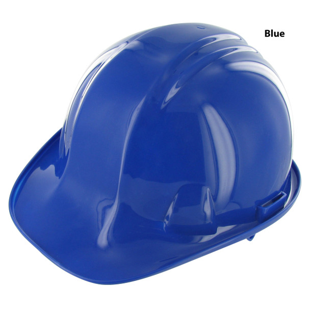 blue Pyramex SL Series 4-Point Snap Lock Suspension Hard Hat