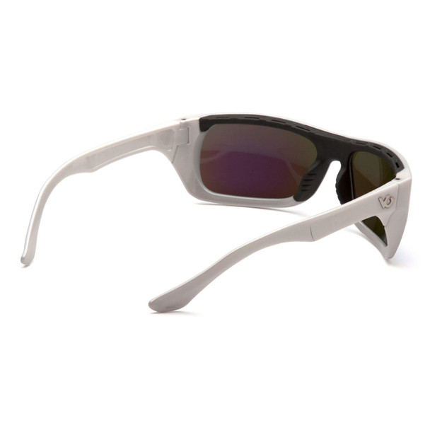 Venture Gear Vallejo Safety Glasses - Green Mirror Polarized Lens - White Frame