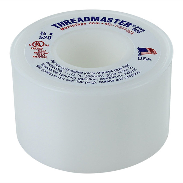 Rugged Blue M 55s Threadmaster Threadseal Tape 3/4in x 520in