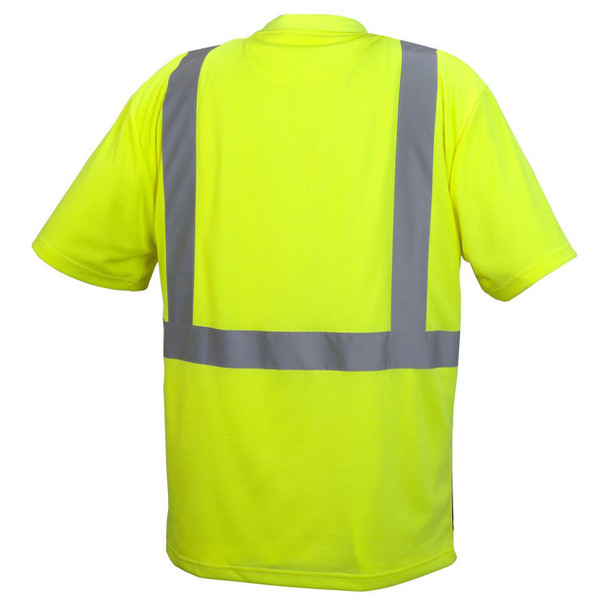 Pyramex RTS21B Type R Class 2 High-Vis Black Bottom Short Sleeve T-Shirt