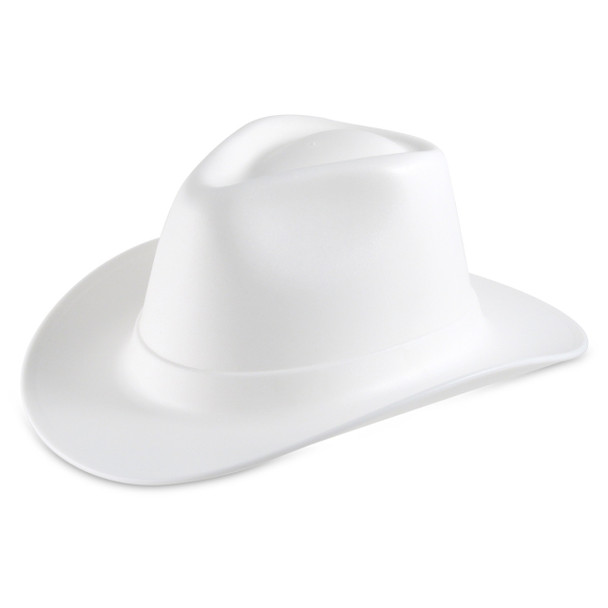 white Vulcan Cowboy 6-Point Ratchet Suspension Hard Hat