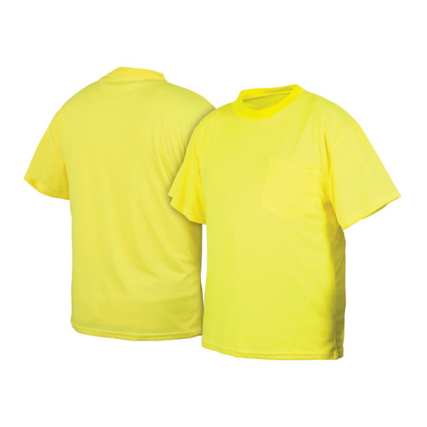 Pyramex RTS21NS High-Vis Lime Short Sleeve T-Shirt