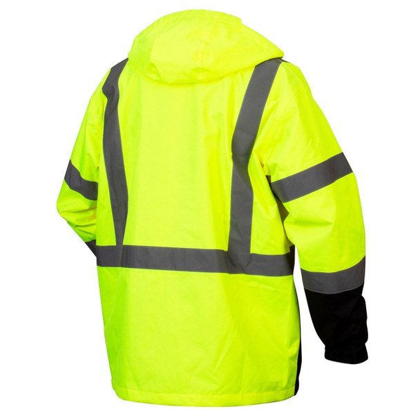 Pyramex RP31 Type R Class 3 High-Vis Waterproof Fleece Lined Parka