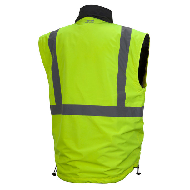 Custom Pyramex RJR34 Type R Class 3 High-Vis 4-in-1 Jacket - High Vis Lime Green