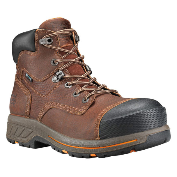 Timberland PRO Men's 6" Mahogany Helix HD Composite Toe WP Work Boots - A1I4H214