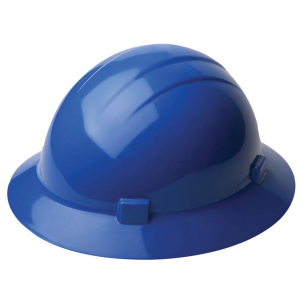 Blue Americana Full Brim Hard Hat with 4-Point Mega Ratchet Suspension
