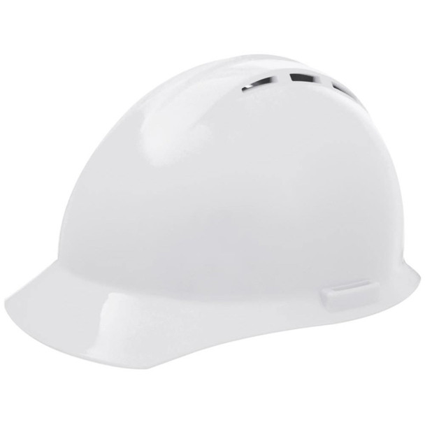 White ERB Americana Vented Cap with 4-Point Mega Ratchet Suspension