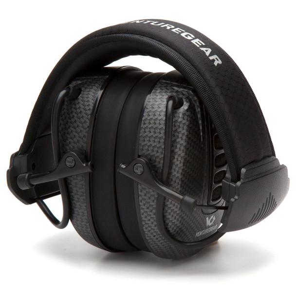 Pyramex Safety Clandestine Electronic Earmuffs - Black Graphite