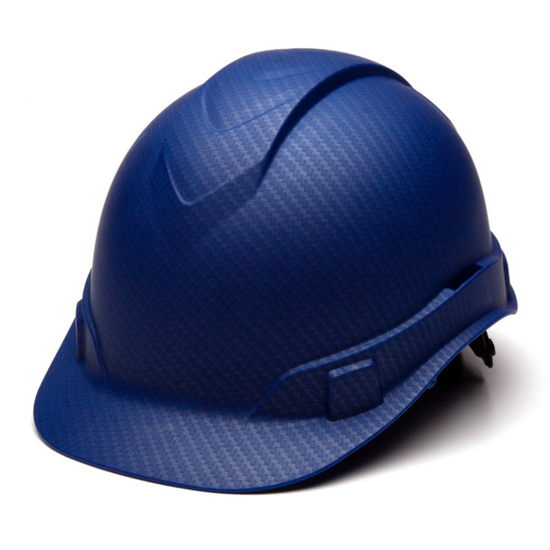 Pyramex Ridgeline Cap Style Hard Hat 4-Point Ratchet Suspension - HP44122 - Blue Graphite