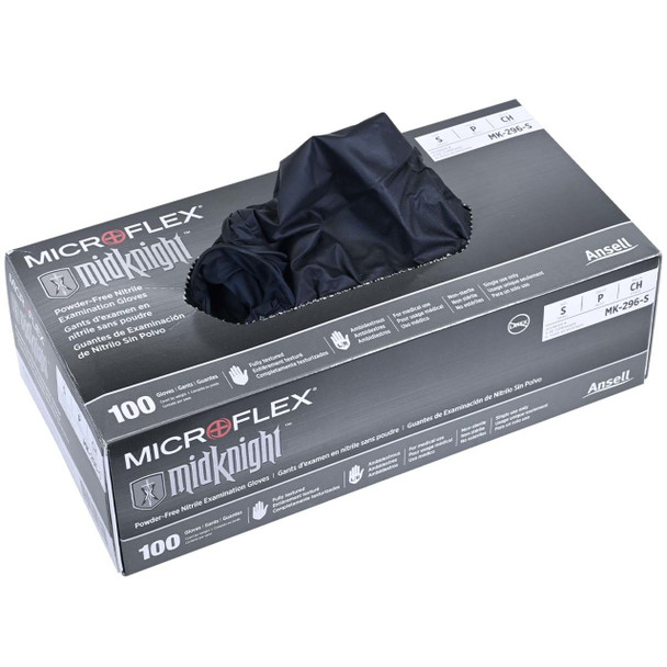 Midknight Exam Glove - 5.1 mil - Box of 100 (XS, S, M, L, XL, 2XL)