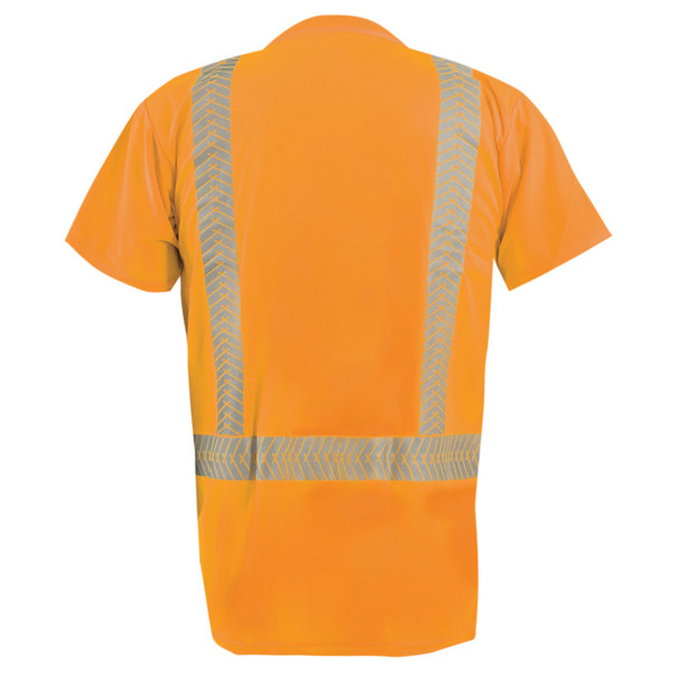 OccuNomix Type R Class 2 High-Vis Segmented Tape Short Sleeve T-Shirt - LUX-TSSP2B