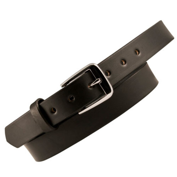 Brown Boston Leather 1-1/2" Garrison Leather Belt