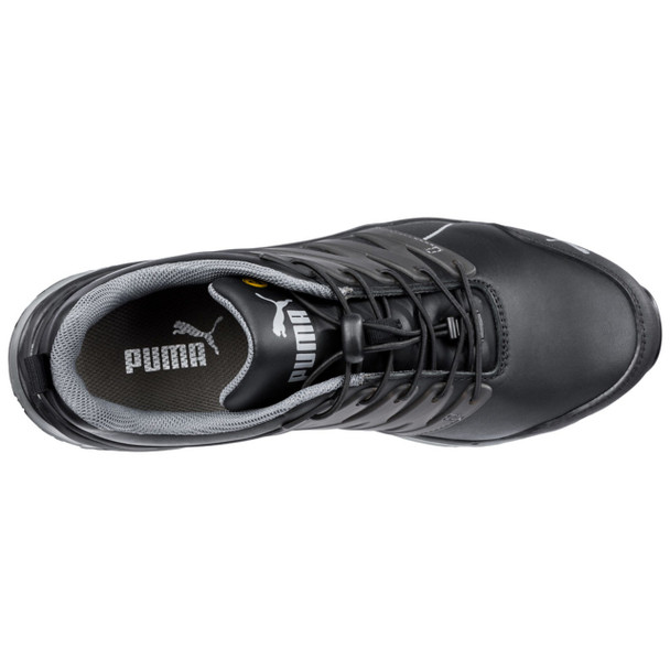 Puma Safety Women's Velocity Low 2.0 Black & Silver SD Composite Toe Shoes - 643965