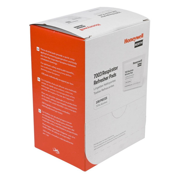 Honeywell North Respirator Refresher Wipes 7003-H5 - Box of 100