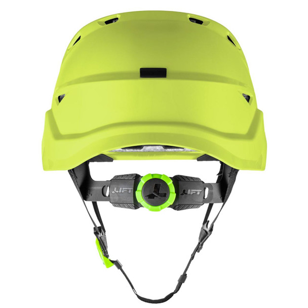 LIFT RADIX Hi-Viz Type 2 Vented Safety Helmet - Hi-Viz Yellow - HRX-22HVC2