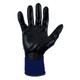 General Electric GG215 Blue Smooth Nitrile Dipped Gloves - Single Pair