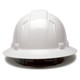 Pyramex Ridgeline Full Brim Hard Hat 6-Point Ratchet Suspension