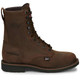 Justin Men's Drywall 8" Brown Waterproof EH Soft Toe Boots - SE960