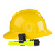 Nightstick Intrinsically Safe Dual-Light Flashlight Kit w/Magnet & Helmet Mounts - 2 AA (not included) - Green - UL913 / ATEX