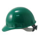 green Fibre Metal Supereight Hard Hat with Ratchet Suspension