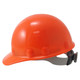 high vis orange Fibre Metal Supereight Hard Hat with Ratchet Suspension