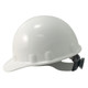 white Fibre Metal Supereight Hard Hat with Ratchet Suspension