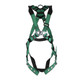 MSA V-FORM Safety Harness with Back D-Ring and Tongue Buckle Leg Straps