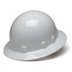 white Pyramex Hard Hat 4 Point Ratchet - Full Brim - Sleek