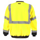 OccuNomix Type R Class 3 High-Vis Black Bottom Crew Sweatshirt - LUX-CSWTB