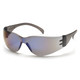 Pyramex Intruder Safety Glasses - Blue Mirror Lens - Blue Mirror Frame