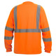 Pyramex RLTS31B Type R Class 3 High-Vis Black Bottom Long Sleeve T-Shirt