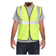 High Vis Yellow Rugged Blue ANSI Class 2 Economy Mesh Safety Vest