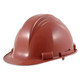 brown North Peak A79R 4-Point Ratchet Suspension Hard Hat