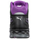 Puma Safety Women's Stepper Mid 2.0 Black & Lavender EH Composite Toe Shoes - 633895