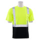 High Vis Lime Green ERB Safety Class 2 High-Vis Black Bottom T-Shirt - 9604S