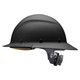 LIFT DAX Matte Black Carbon Fiber Full Brim Hard Hat