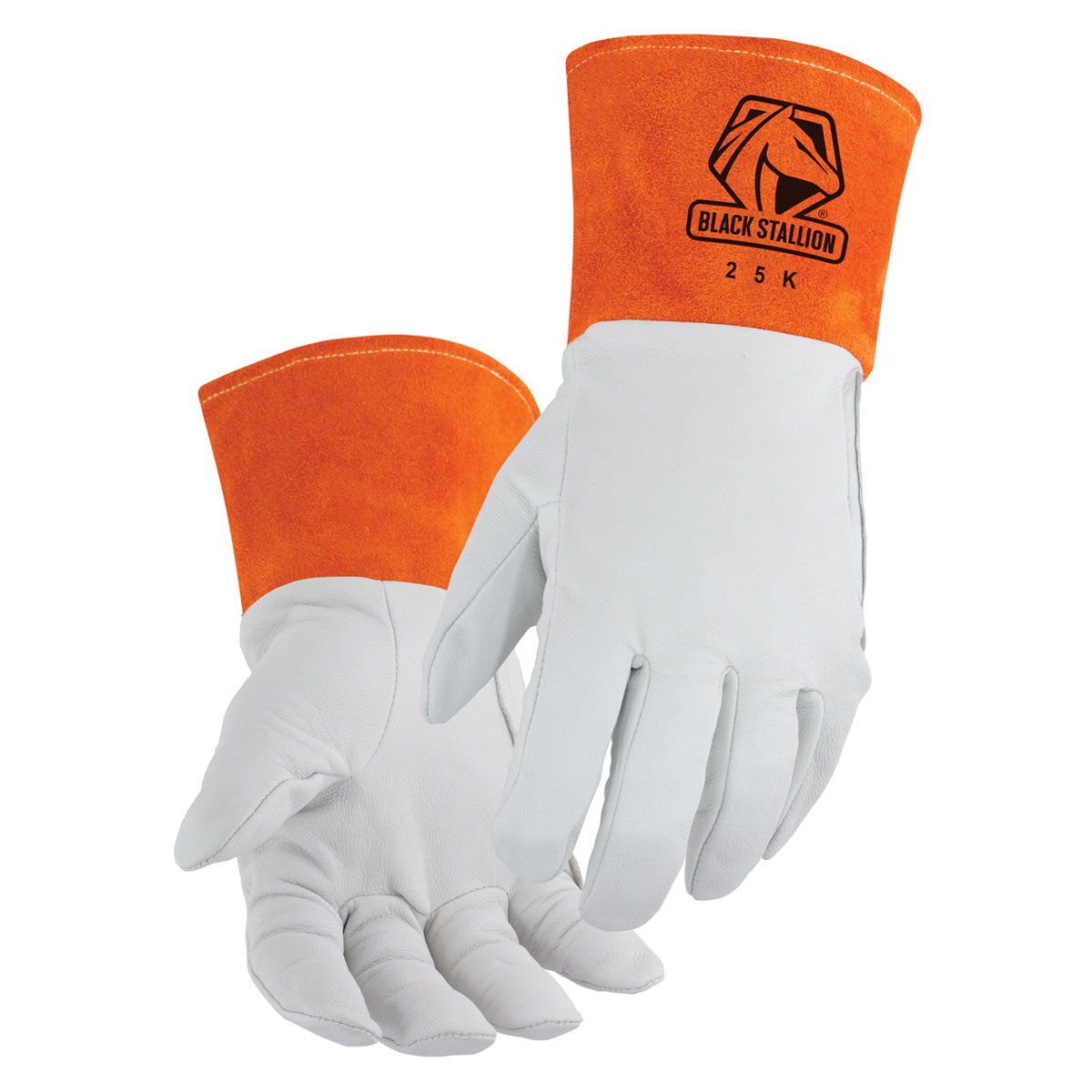 Black Stallion 320 CushionCore Split Cowhide Stick Welding Gloves Sma Black Stallion 320 CushionCore Split Cowhide Stick Welding Gloves Sma