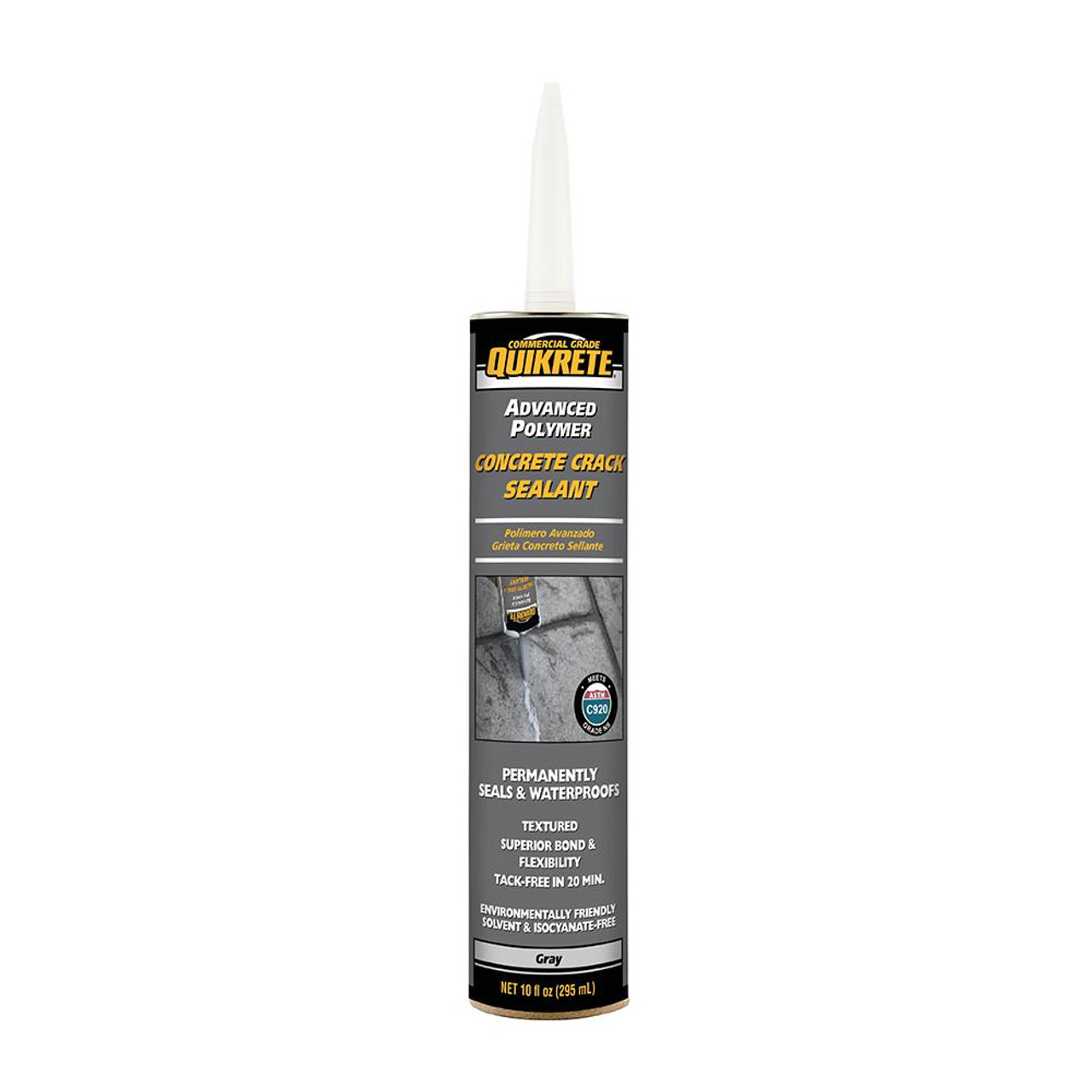 QUIKRETE® ADVANCED POLYMER CONCRETE CRACK SEALANT 10 fl oz tube