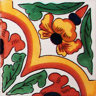 Talavera 4" x 4" Tile - Colonial