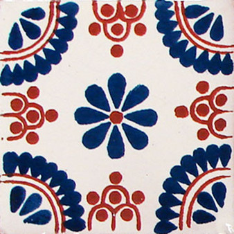 Talavera 4" x 4" Tile - Madrid AZ/TC