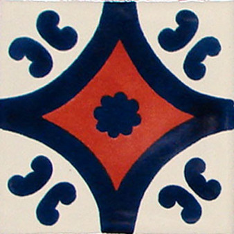 Talavera 4" x 4" Tile - Puebla AZ/TC