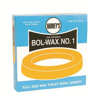 Harvey's Blue Wax Ring - With Bolts