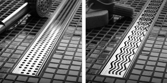 Linear Drain Grate - 3' Square Design